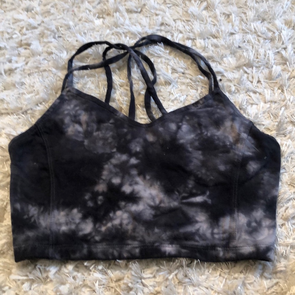 Tie dye strappy bralette